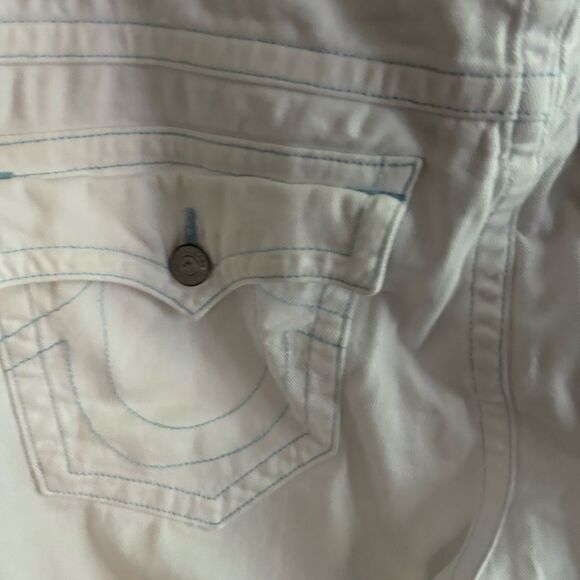 True Religion White Men's Jean Shorts 36 - Picture 15 of 16